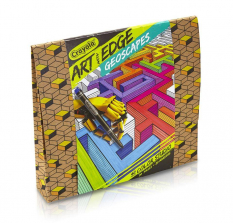 Crayola Art with Edge Geoscapes Coloring and Activity Kit
