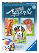 Aquarelle Midi Puppies Watercolor Painting Kit