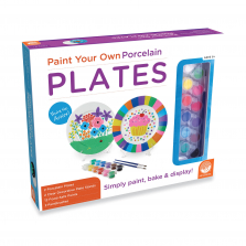 MindWare Paint Your Own Porcelain Plates Set