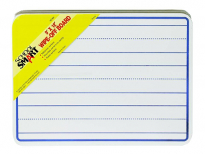 School Smart Individual Dry Erase Whiteboards - Set of 10