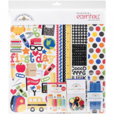 Doodlebug Essentials Page Kit 12"X12"-Back To School