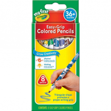 Crayola My First Easy-Grip Colored Pencils - 8 Count