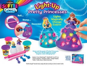 Cra-Z-Art Softee Dough Light Up Pretty Princesses Set