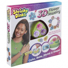 Alex Toys Shrinky Dinks 3D Flower Jewelry Making Kit