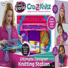Cra-Z-Art Shimmer 'n Sparkle Cra-Z-Knitz Ultimate Designer Knitting Station