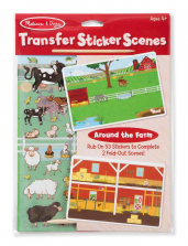Melissa & Doug Transfer Sticker Scenes Set - Around the Farm