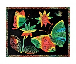 Melissa & Doug Scratch Art Paper - 50 Multicolor Sheets
