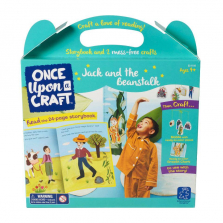 Educational Insights Once Upon a Craft Jack and the Beanstalk Storybook with Craft Kit
