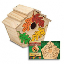 Melissa & Doug Build-Your-Own Wooden Birdhouse Craft Kit