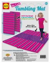 Alex Toys Tumbling Mat - Pink/Purple Polka Dots