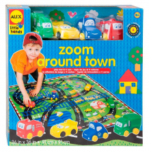 Alex Toys Little Hands Zoom around Town Play Mat with Cars