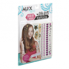 Alex Spa Hair and Body Fab Foil Tattoos Set