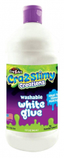 Cra-Z-Art Cra-Z-Slimy Creations Washable Glue 32 ounce - White