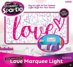 Cra-Z-Art Shimmer 'n Sparkle Marquee Light - Love