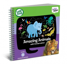 LeapFrog LeapStart Kindergarten Amazing Animals with Conversation Activity Book