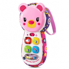 VTech Peek-a-Bear Baby Phone - Pink