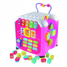 VTech Alphabet Activity Cube - Pink