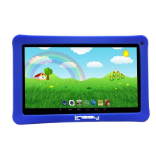 LINSAY 10.1 inch Kids Funny Android Tab with Blue Kids Defender Case