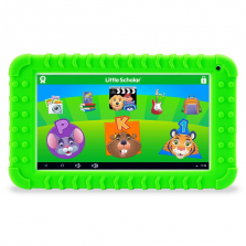 Little Scholar 16GB Kids Learning Tablet by School Zone with Premium Green Bumper