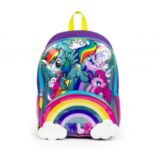 My Little Pony Rainbow Magic Cloud Backpack with Side Mesh Pockets