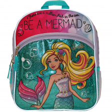 Barbie "Be a Mermaid" 12-inch Mini Backpack with Two Side Mesh Pockets