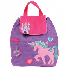Stephen Joseph Unicorn Purple "Dream!" Quilted 12 inch Backpack