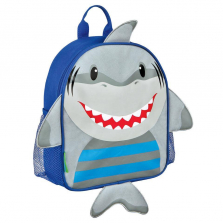 Stephen Joseph Shark Sidekick Backpack with Mesh Water Bottle Pocket
